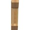 Ekena Millwork Traditional Slat Rough Sawn Bracket, Western Red Cedar, 6"W x 18"D x 26"H BKT06X18X26TRA06RWR - alternate 2